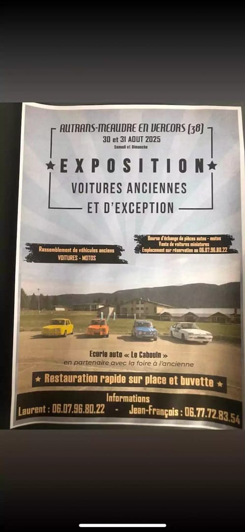 Rassemblement Auto-Autrans dans le Vercors 38021