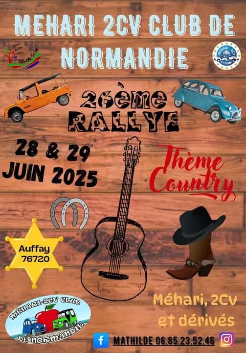 26ème rassemblement rallye 2cv méharis club Normandie