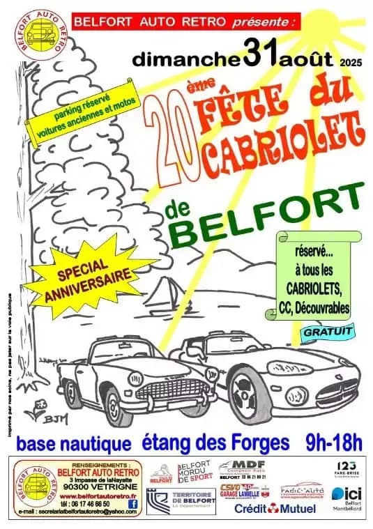 Belfort Auto Retro 20e Festival du Cabriolet