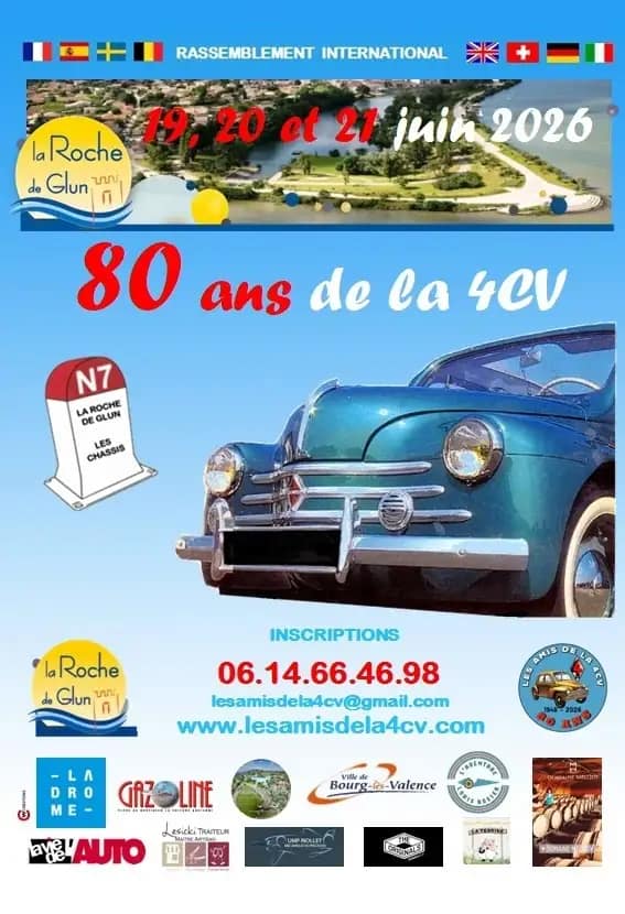 LES 80 ANS DE LA RENAULT 4CV