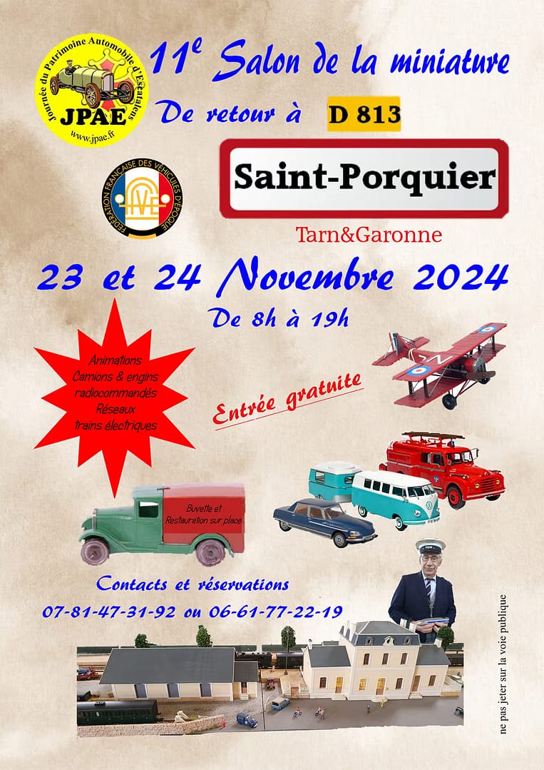 J.P.A.E Journée du Patrimoine Automobile d'Escatalens