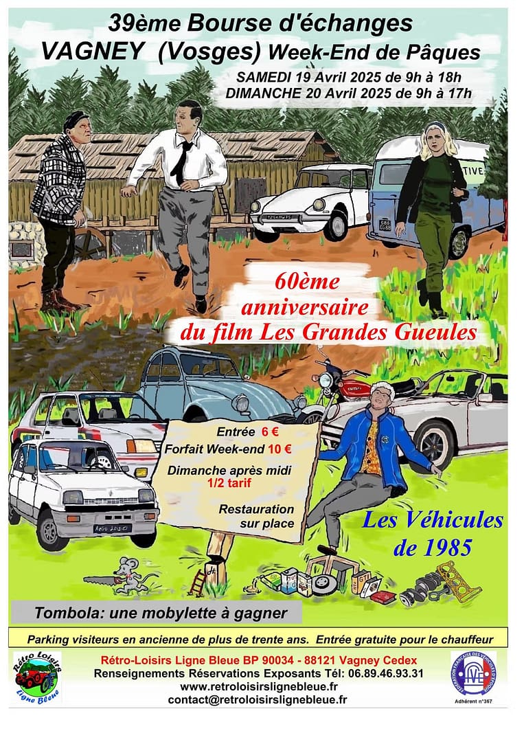 Retro Loisirs Ligne Bleue 39ème Bourse d'echanges de VAGNEY 88120