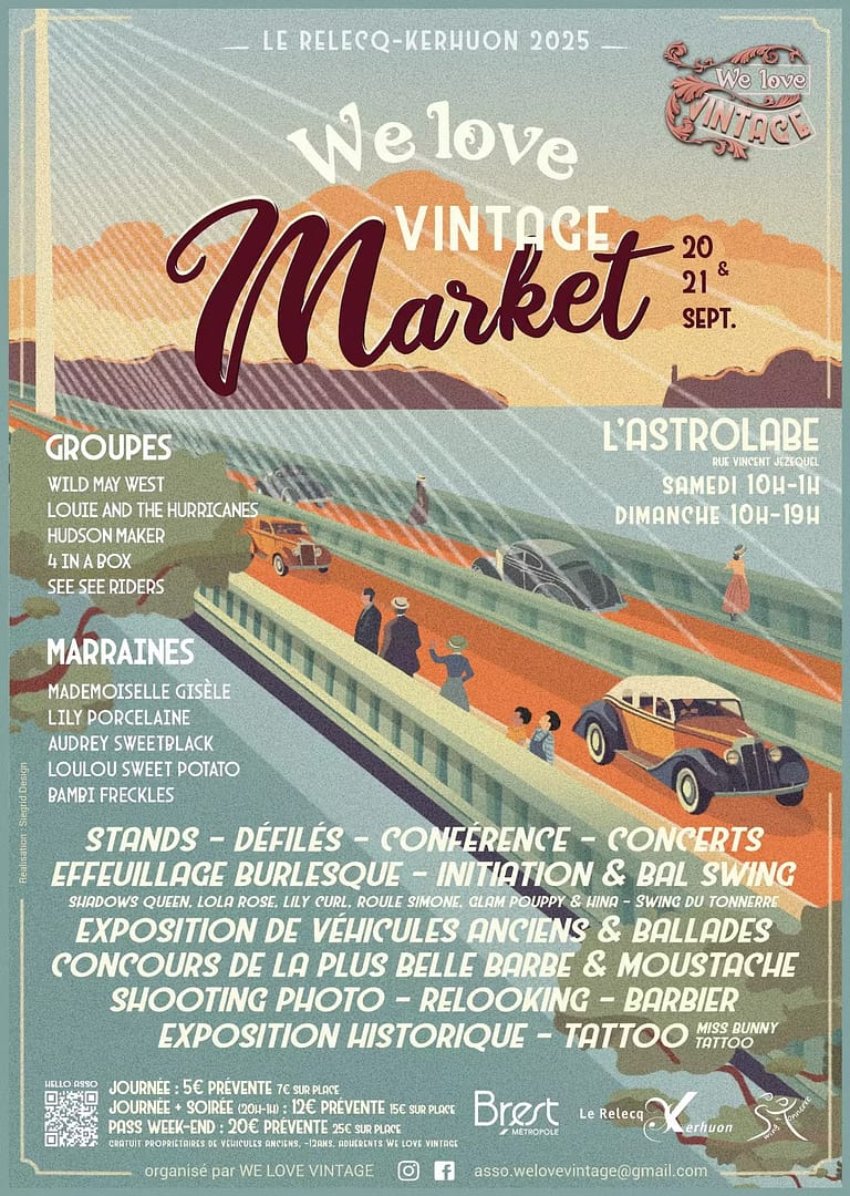 2e édition du vintage market-We Love Vintage Asso