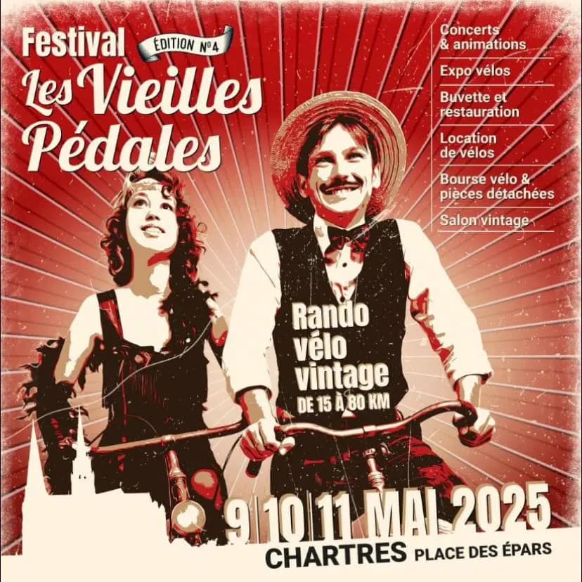 Festival Les Vieilles Pédales 4éme Edition Chartres 28000